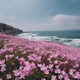 世界再美丽，我只愿与你面朝大海，看春暖花开。